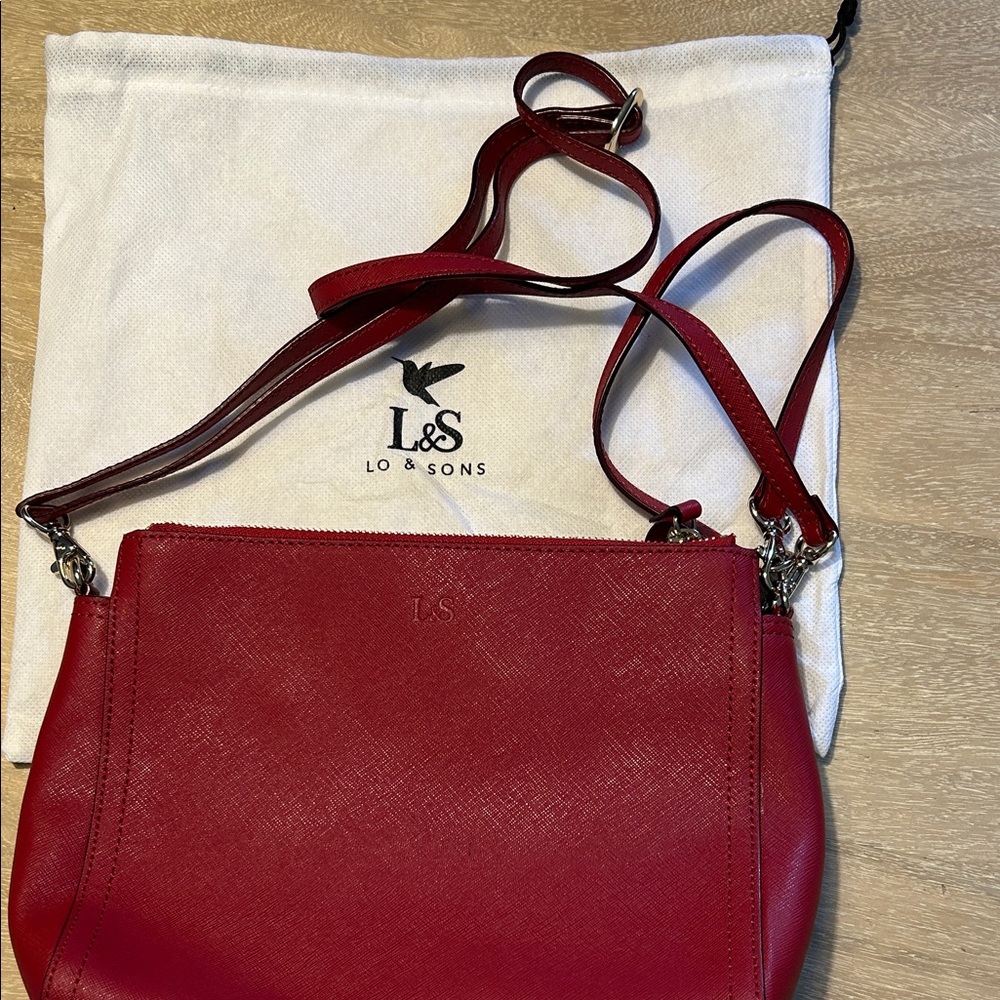 Red Lo&Sons crossbody bag